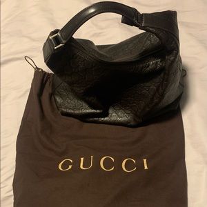 Chocolate brown Gucci hobo - barely worn!